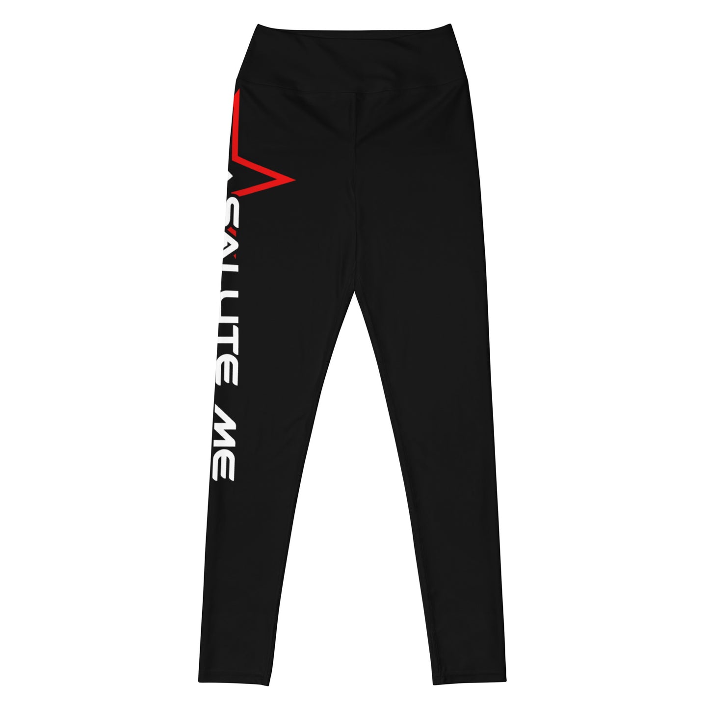 Black Salute Me Yoga Leggings