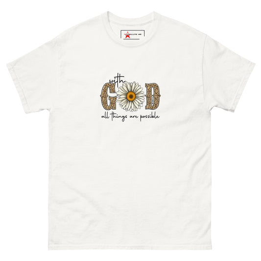 With GOD Unisex classic tee