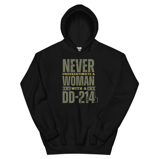 A Woman With A DD214 Unisex Hoodie