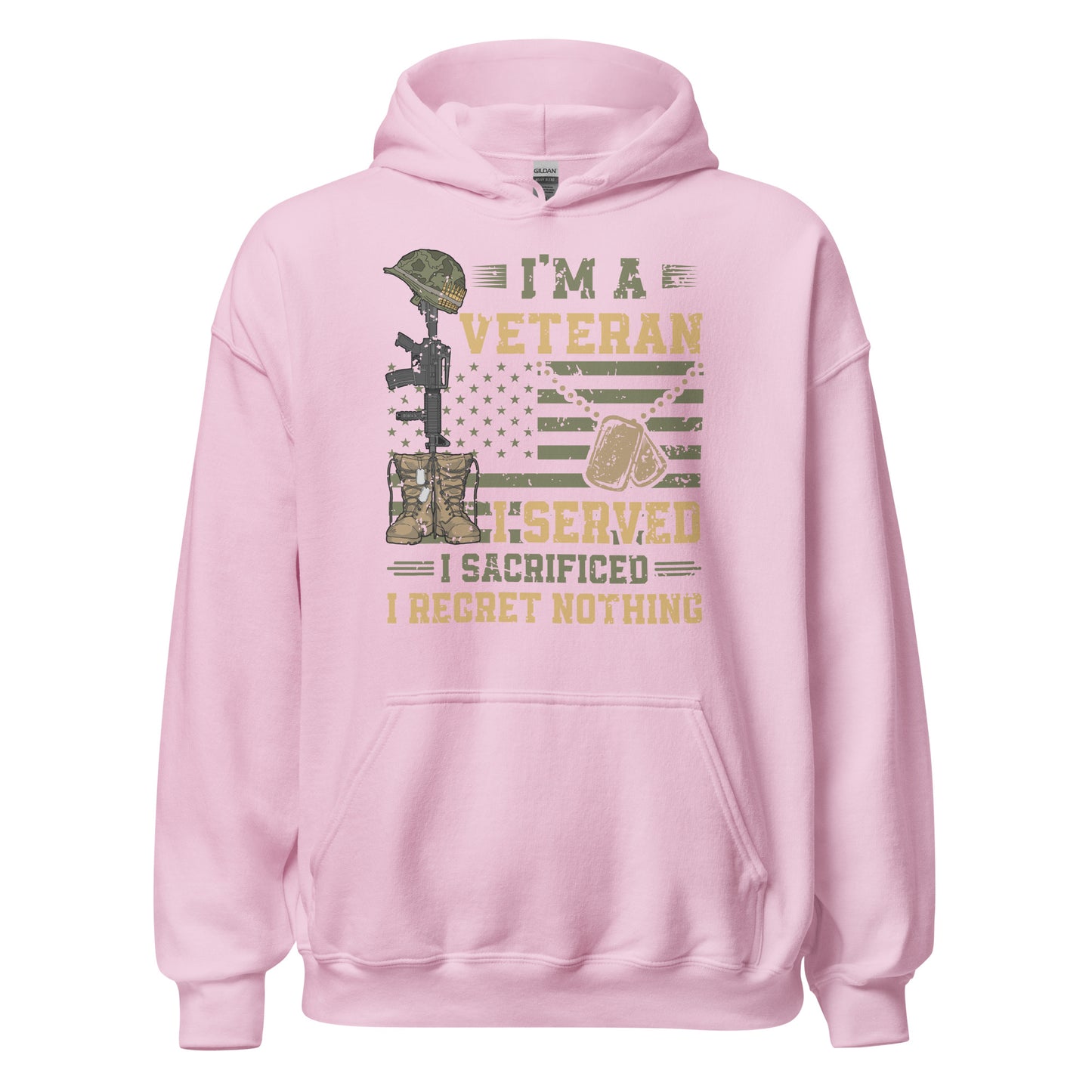 I Am A Veteran Unisex Hoodie