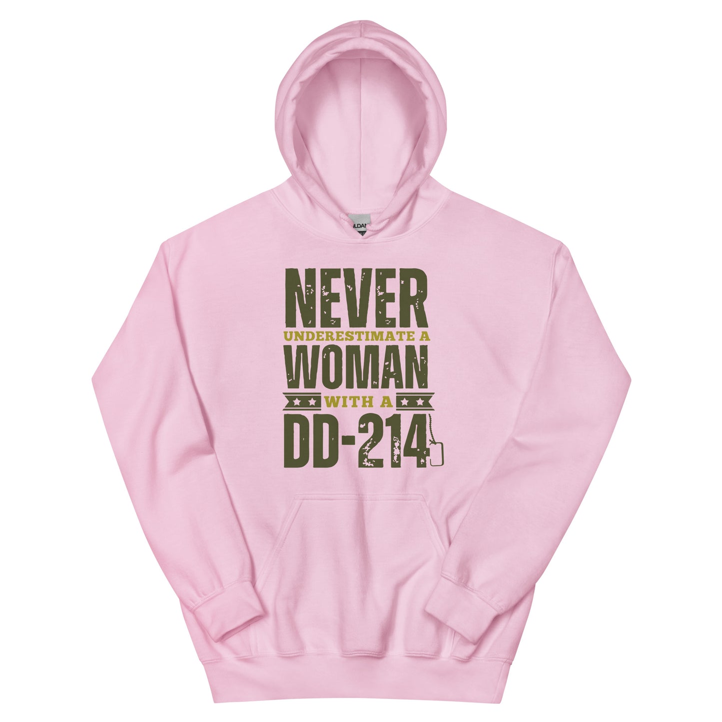 A Woman With A DD214 Unisex Hoodie