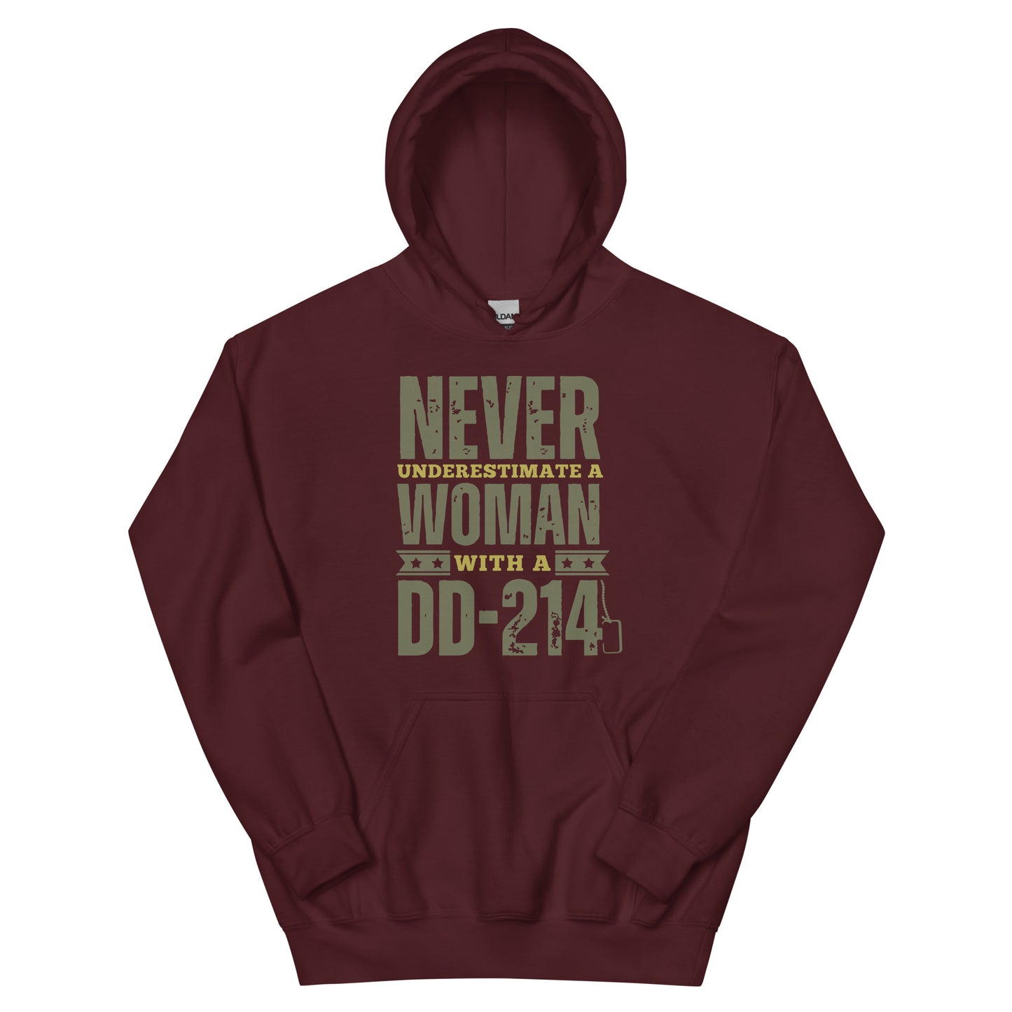 A Woman With A DD214 Unisex Hoodie