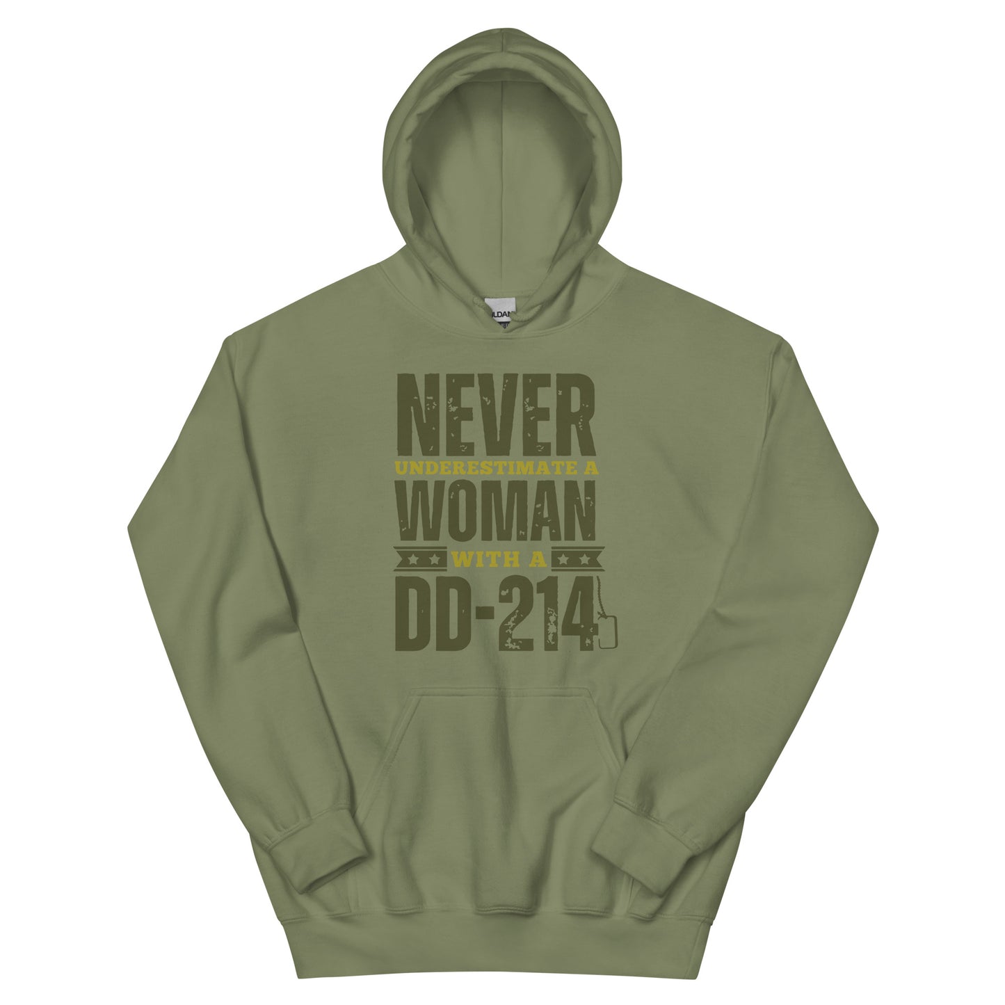 A Woman With A DD214 Unisex Hoodie