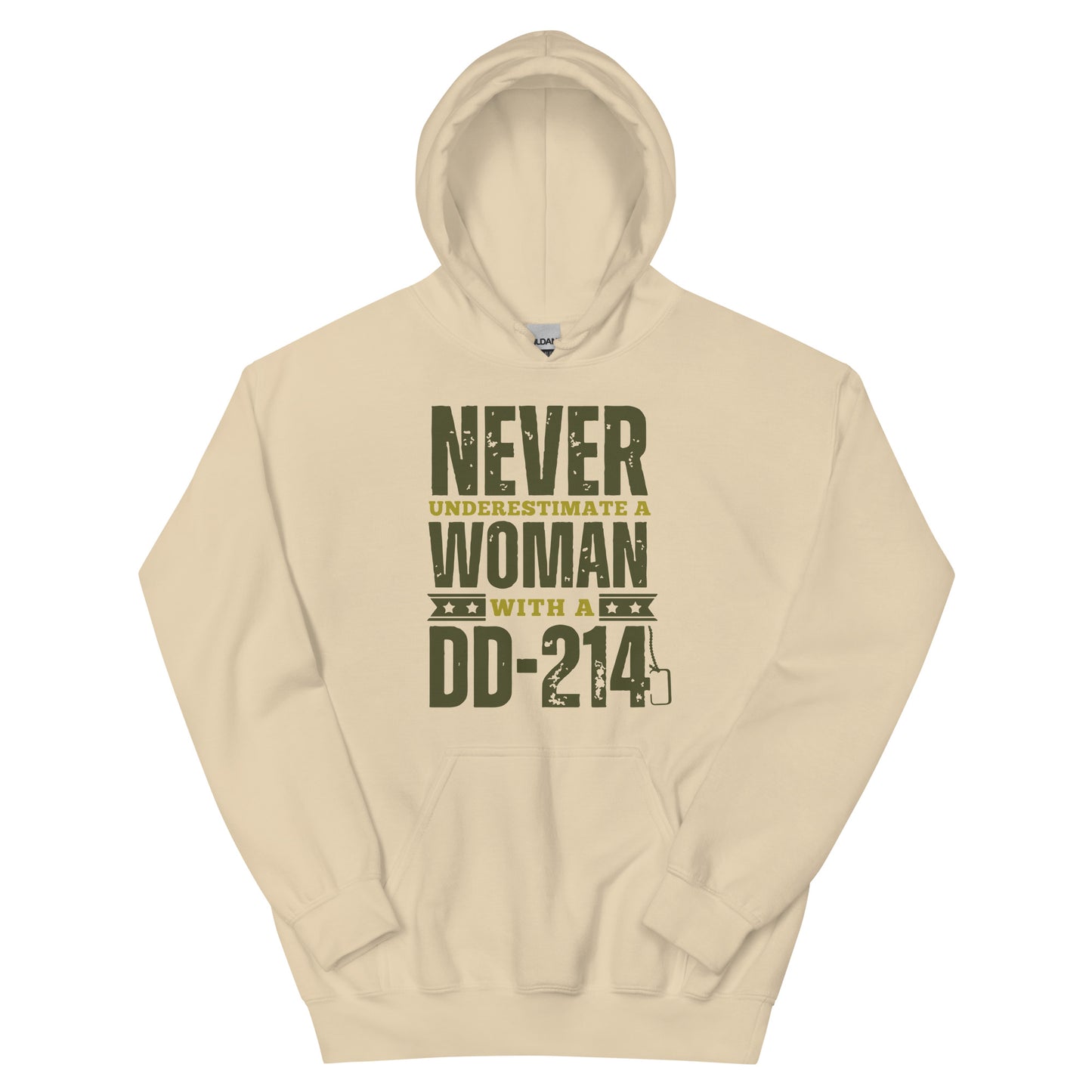 A Woman With A DD214 Unisex Hoodie