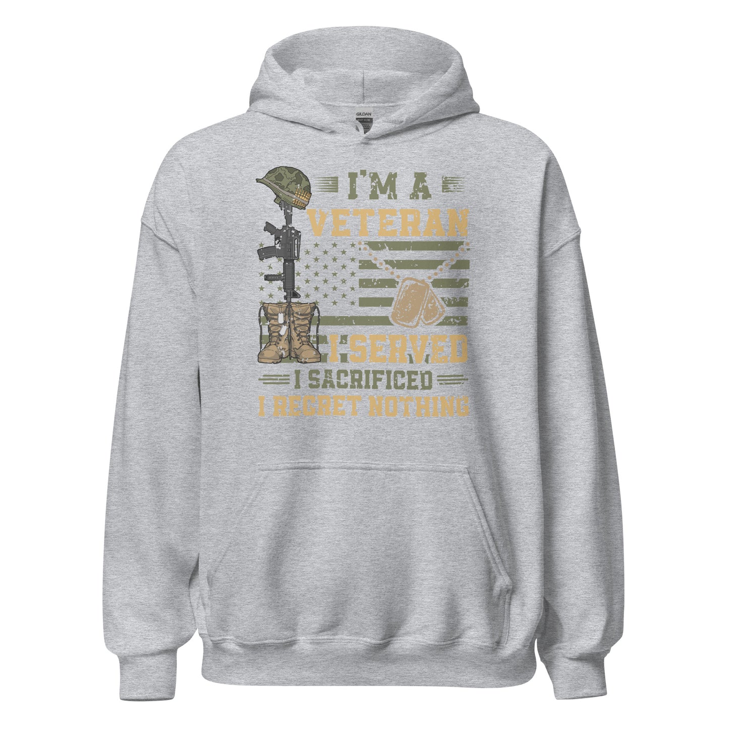 I Am A Veteran Unisex Hoodie