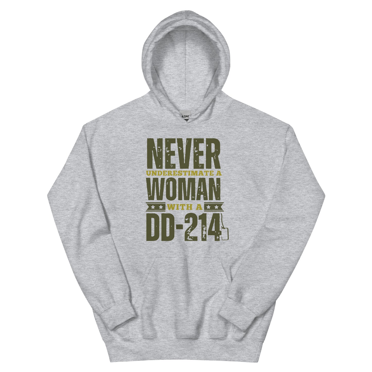 A Woman With A DD214 Unisex Hoodie