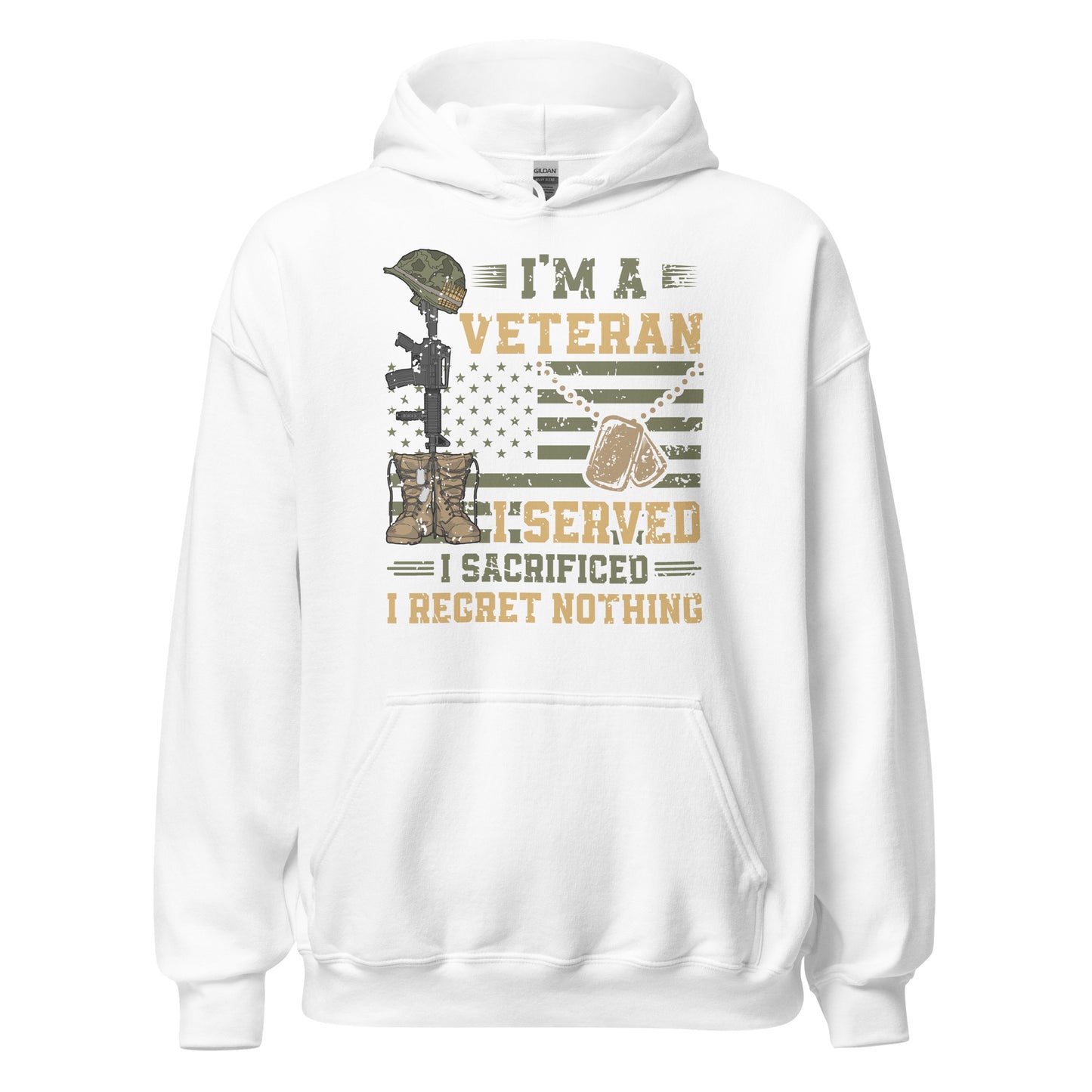 I Am A Veteran Unisex Hoodie