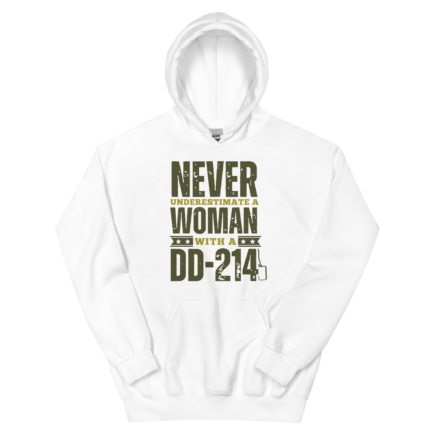 A Woman With A DD214 Unisex Hoodie