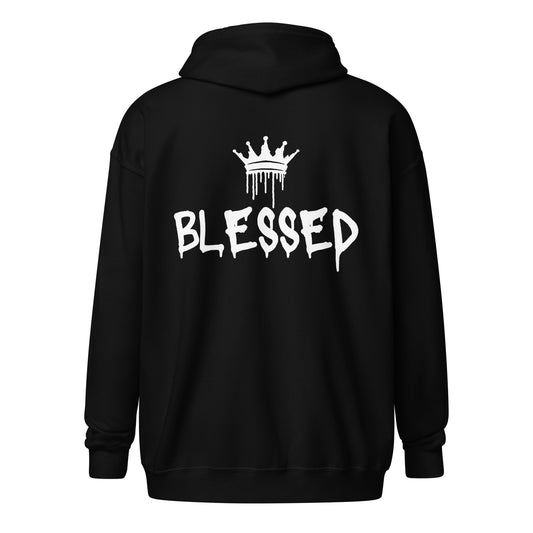 Blessed Unisex heavy blend zip hoodie