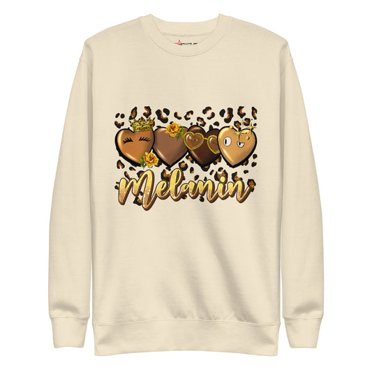 Melanin Hearts Unisex Premium Sweatshirt