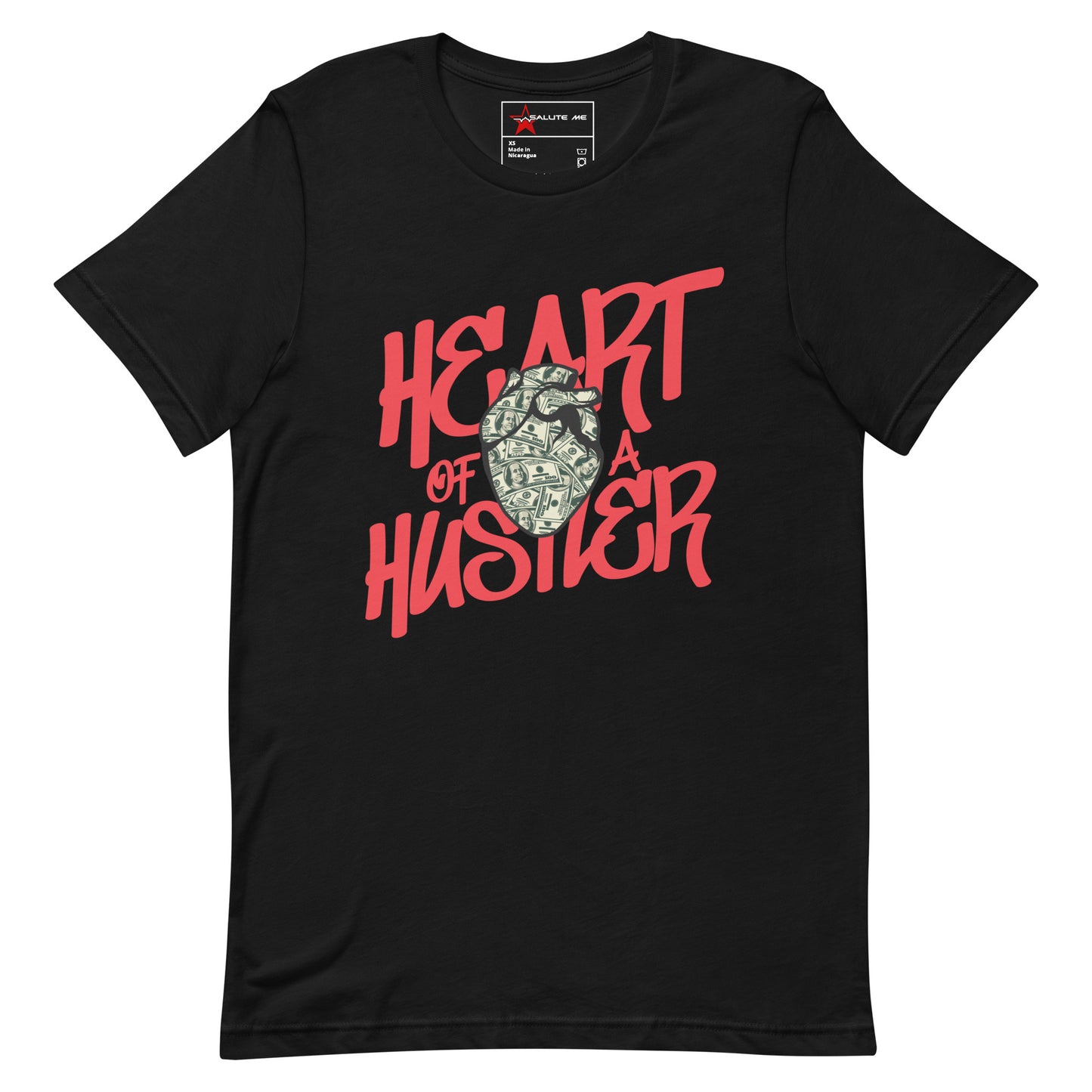 Heart of a Hustler Unisex t-shirt