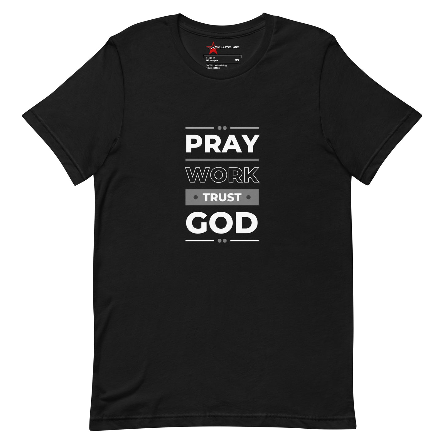 Pray Work Trust Unisex t-shirt