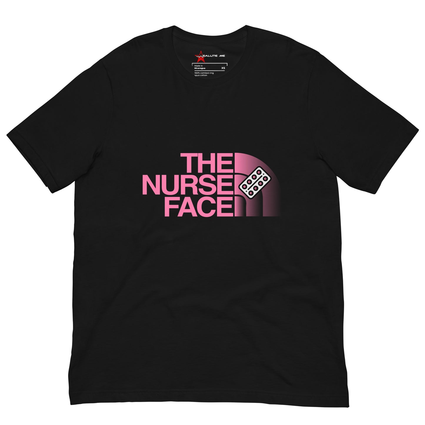 Pink Nurse Face Unisex t-shirt