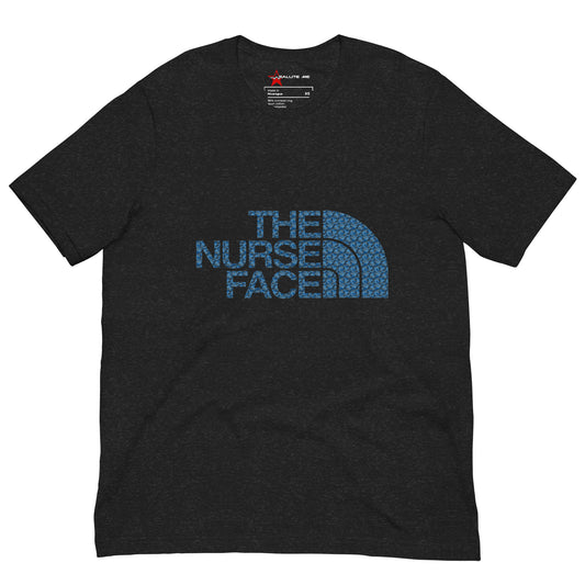 Blue Nurse Face Unisex t-shirt