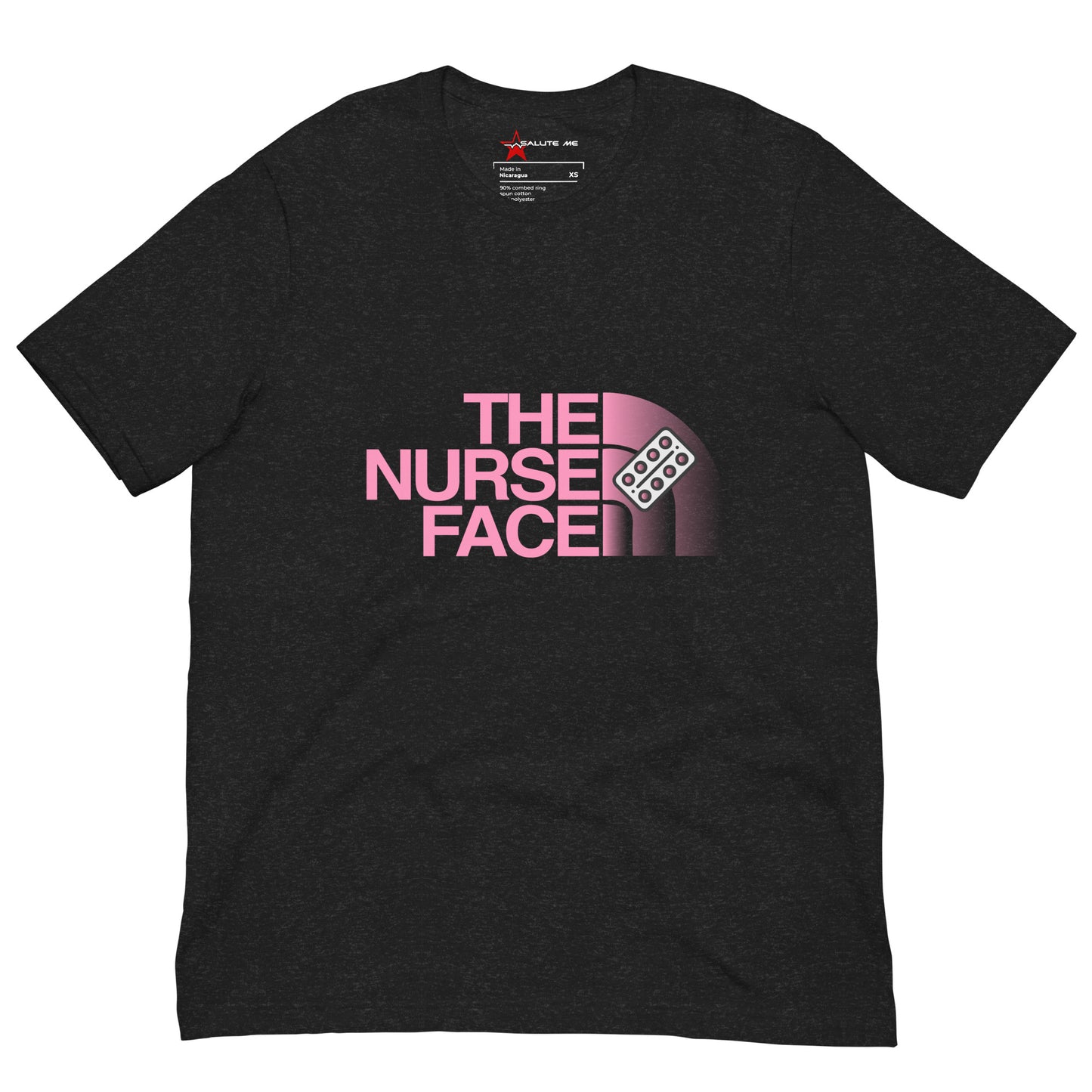 Pink Nurse Face Unisex t-shirt