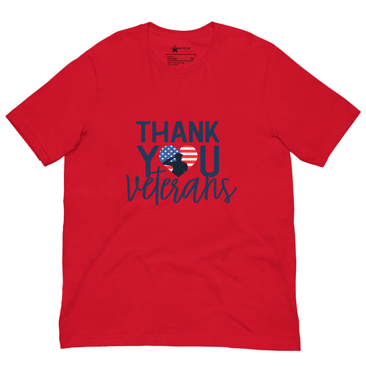 Thank You Veterans Unisex t-shirt