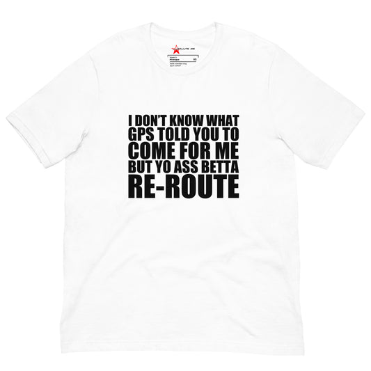 Re-Route Unisex t-shirt