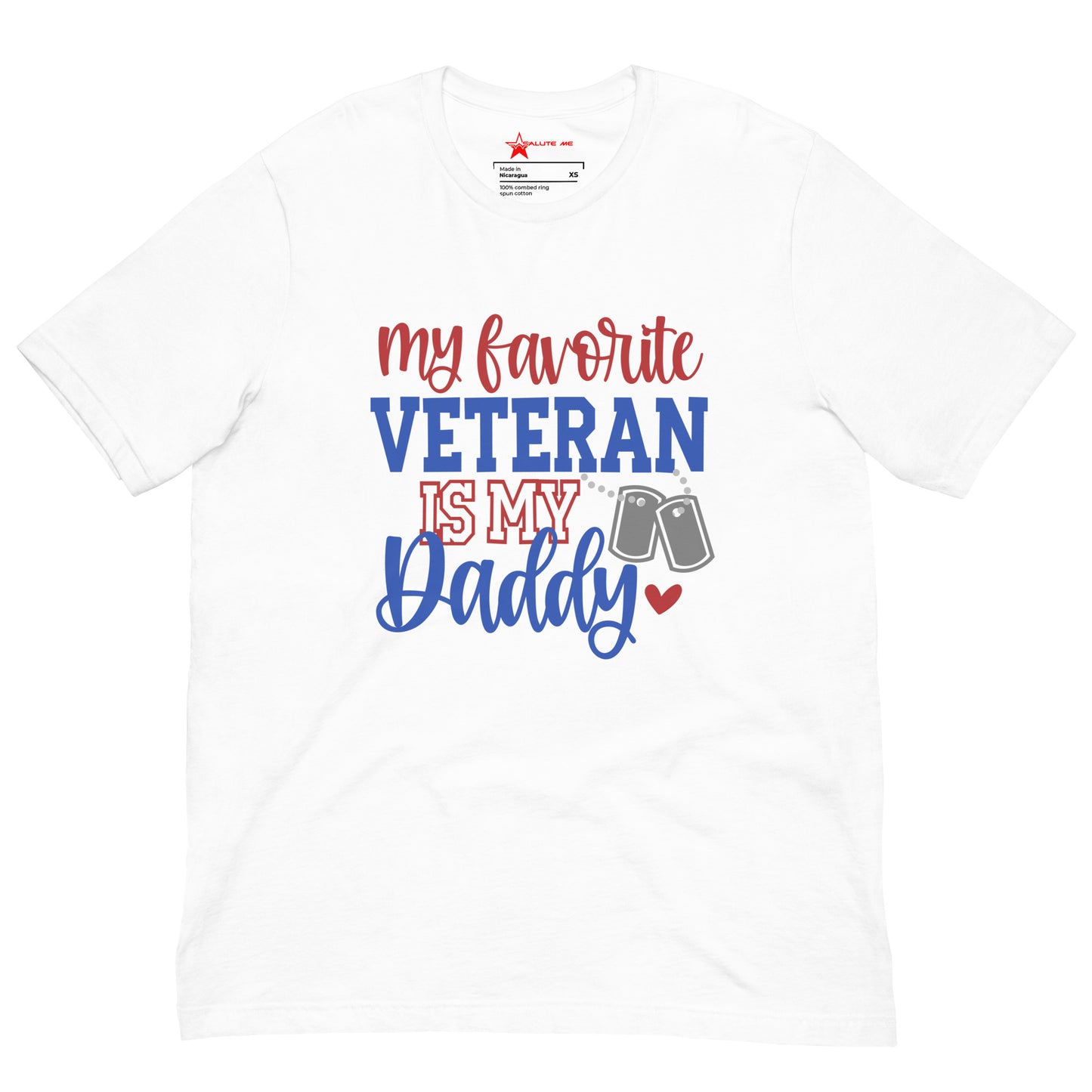 My Favorite Veteran is My Daddy Unisex t-shirt