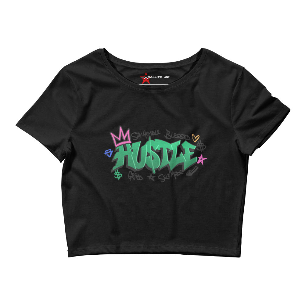 Hustle Pretty Women’s Crop Tee