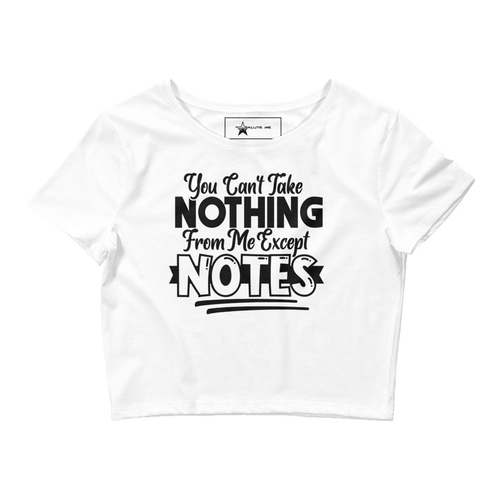 Notes Women’s Crop Tee