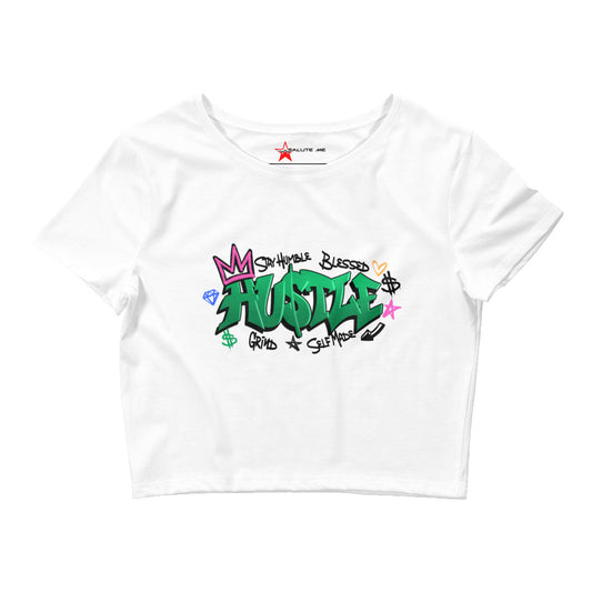 Hustle Pretty Women’s Crop Tee