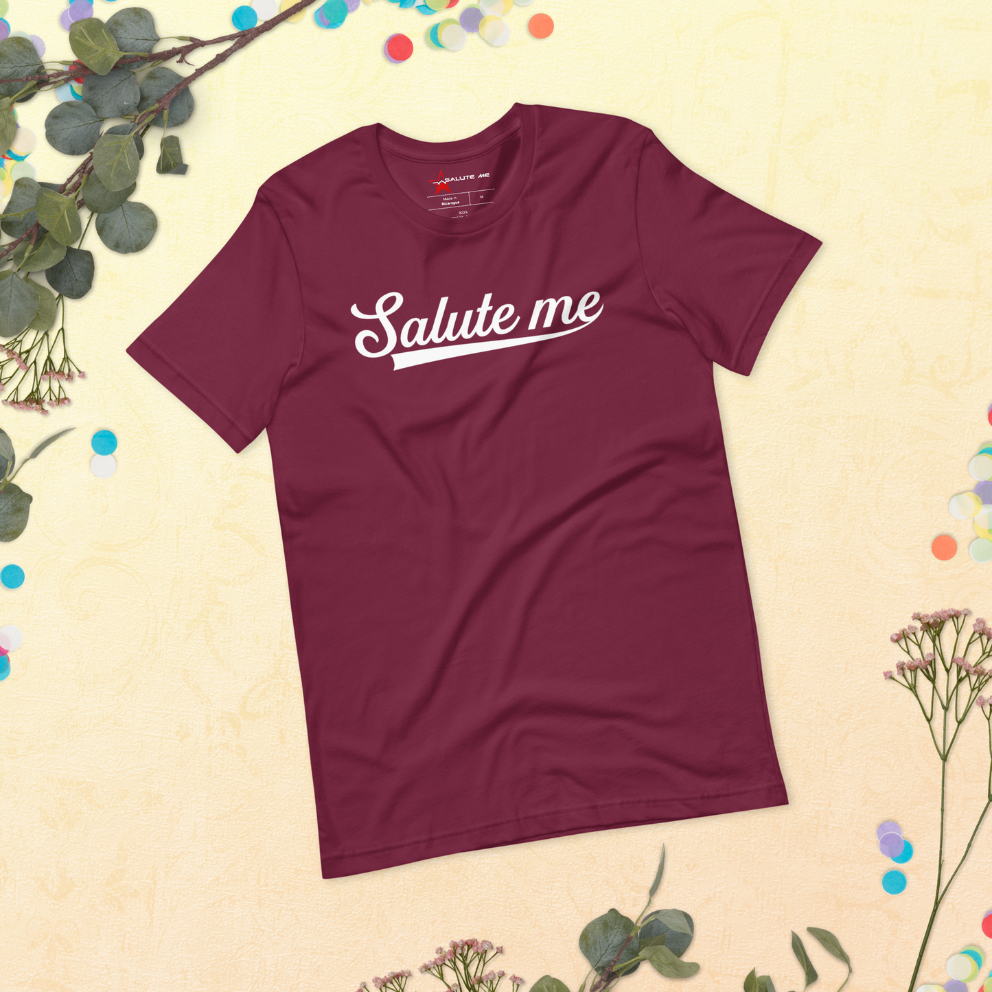 Classic Salute Me short-sleeve unisex t-shirt